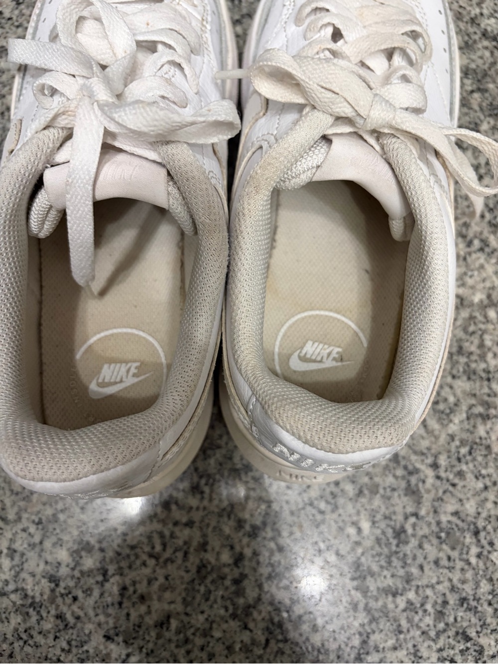 Nike Court Vision Alta LTR Triple White Platform Sneaker DM0113-100 Women's 8.5 - Picture 15 of 17